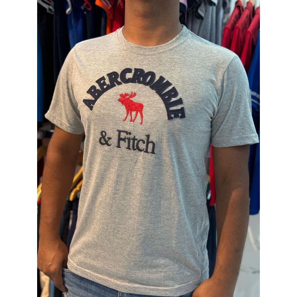 Camiseta Premium Abercombrie Cinza