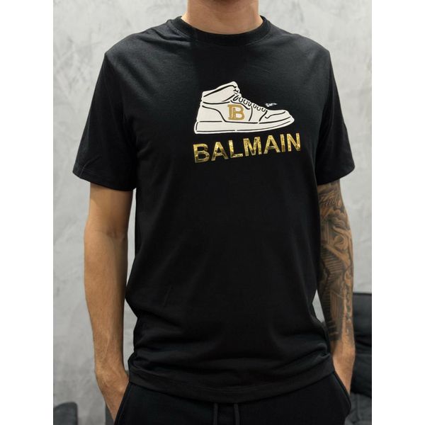 Camiseta Premium Balmain Preto