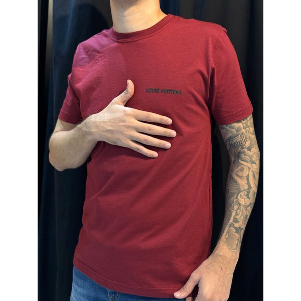 Camiseta Premium Lv - Vinho