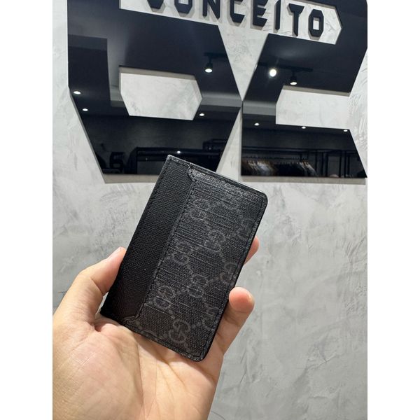 Porta Cartão Gucci - Preto