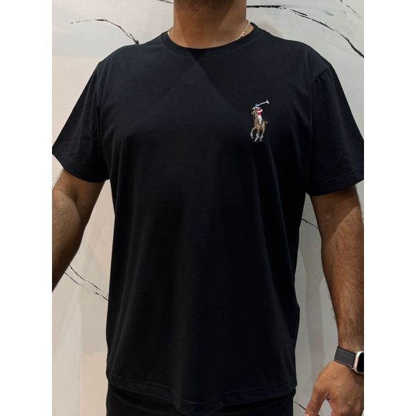 Camiseta Egípcia Big Polo - Preto