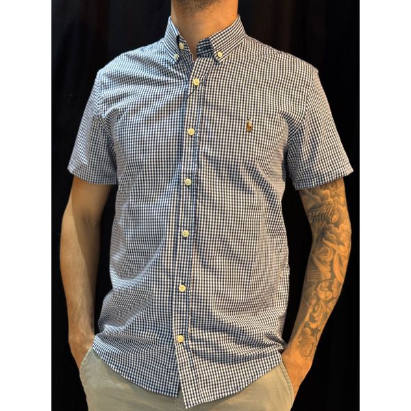 Camisa Social Ralph - Azul Micro
