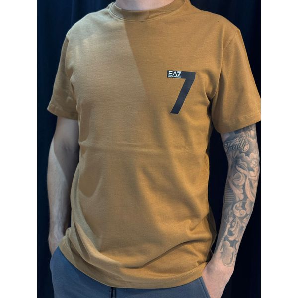 Camiseta Peruana EA7 - Mostarda