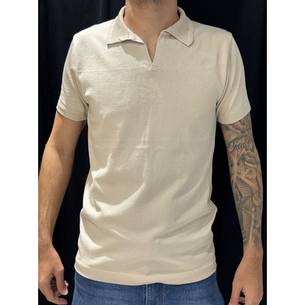 Polo Tricot Lisa - Bege
