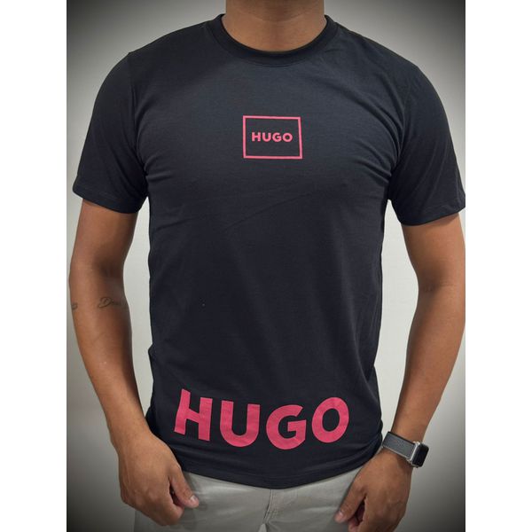 Camiseta Premium Hugo - Preto