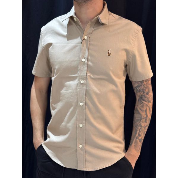 Camisa Social Ralph - Bege escuro
