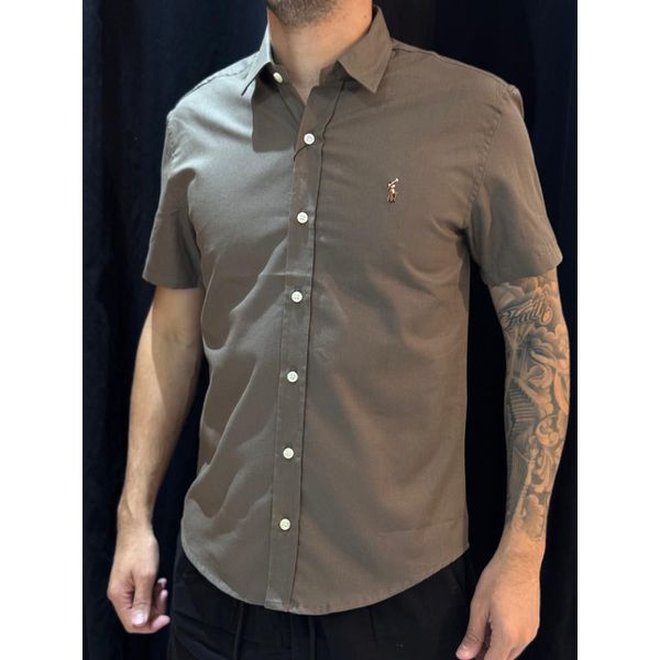 Camisa Social Ralph - Marrom