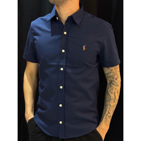 Camisa Social Ralph - Azul Escuro
