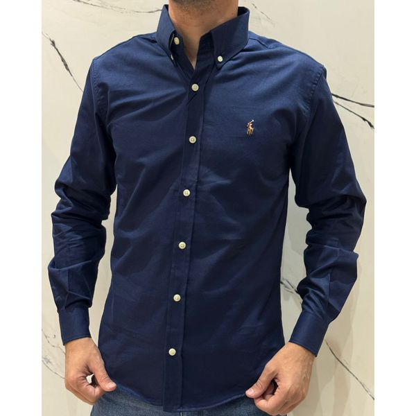 Camisa Social Ralph - Azul Escuro