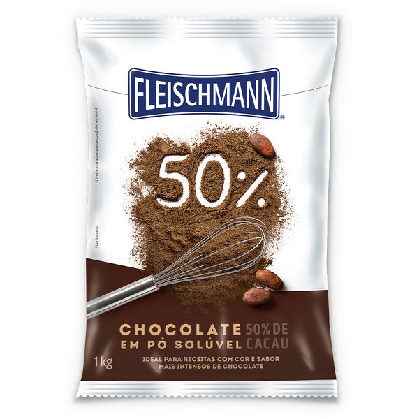 CHOC EM PO SOLUVEL 50% 1KG FLEISCHMANN