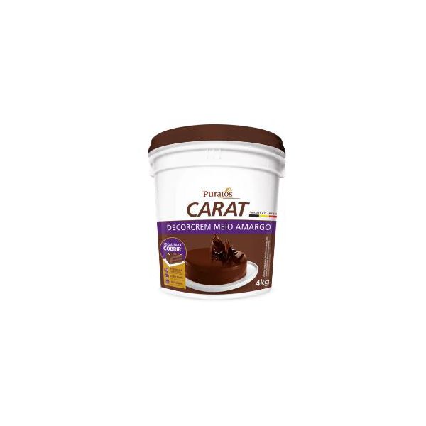 CARAT DECORCREM MEIO AMARGO BD 4KG