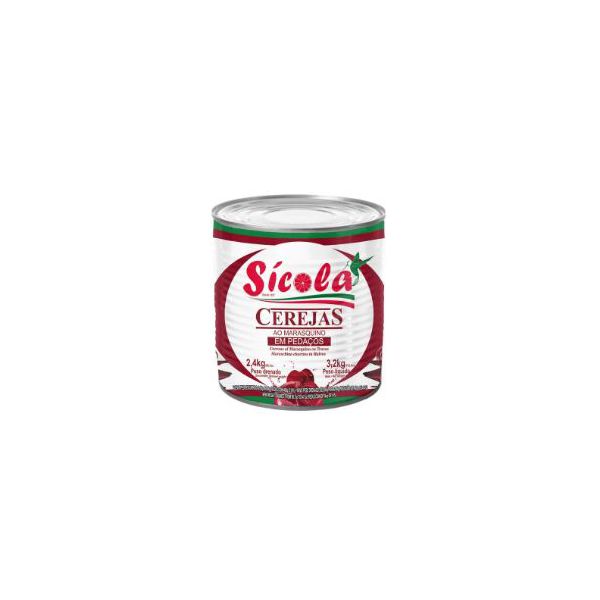CEREJA MARRASQ.PEDACOS 2,4KG SICOLA