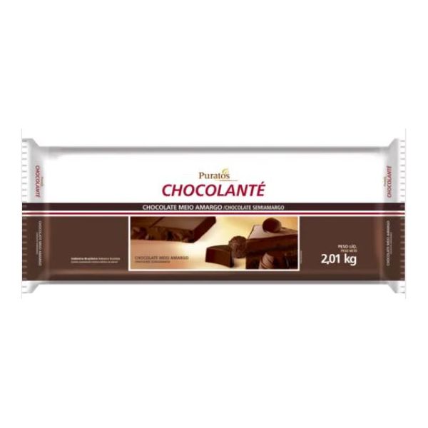 CHOCOLANTE MEIO AMARGO BARRA 2,01 KG PURATOS