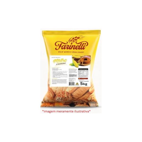 BOLO MILHO CREMOSO 5KG FARINELLI