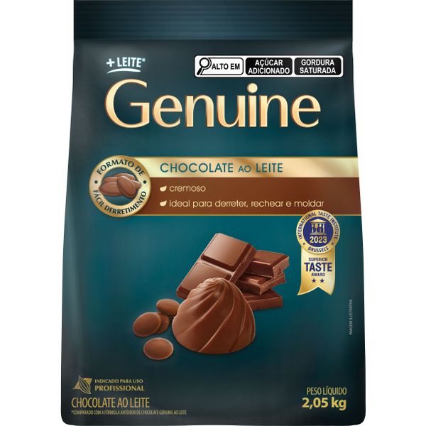 CHOC NOBRE AO LEITE MOEDAS 2,05KG GENUINE CARGILL
