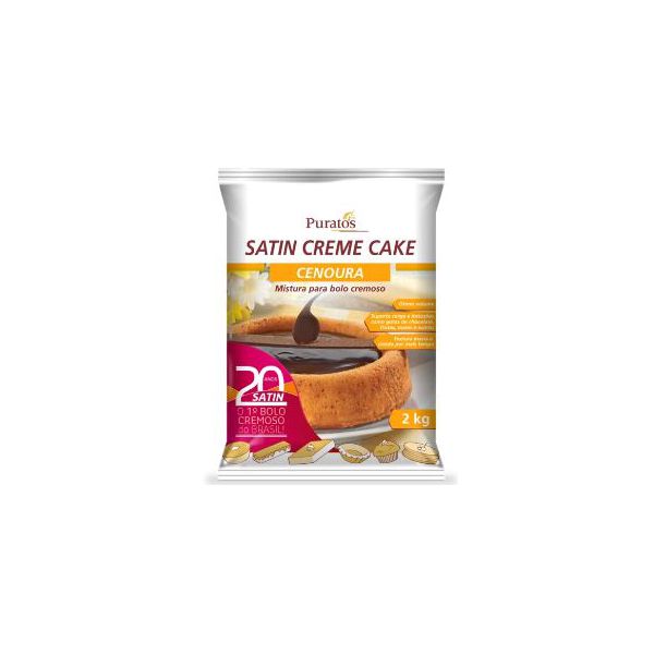 SATIN CREME CAKE CENOURA 2 KG
