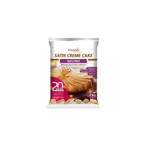 SATIN CREME CAKE NEUTRO 2 KG PURATOS