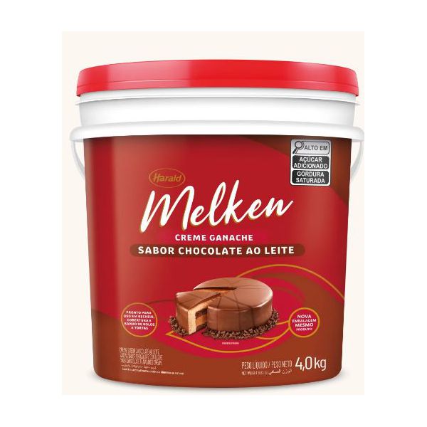 GANACHE LEITE MELKEN 4KG