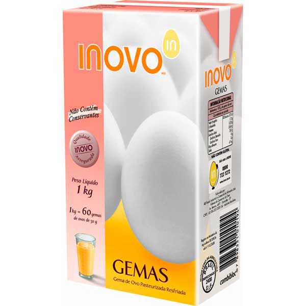  GEMA DE OVO PAST.RESFRIADO 1KG INOVO