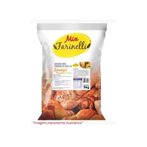 BOLO LARANJA CREMOSO 5KG FARINELLI