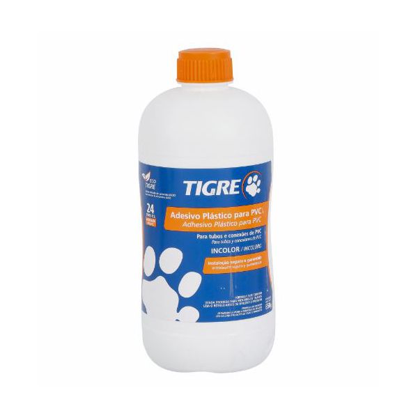 Adesivo Plástico Para PVC 850g / Com Pincel - Tigre