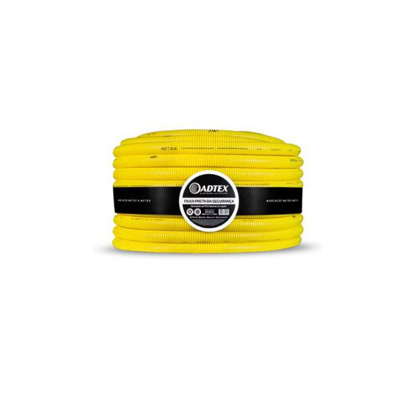 Eletroduto Corrugado Amarelo 32mm - ADTEX