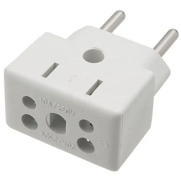 Adaptador De Tomada Bob 10A/20V 250V