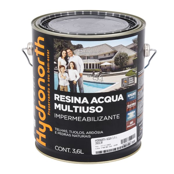 Resina Acqua Multiuso Cerâmica Telha 3,6l - Hydronorth