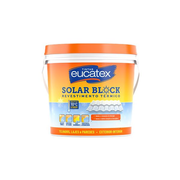 Tinta Revestimento Térmico 16kg - EUCATEX SOLAR BLOCK