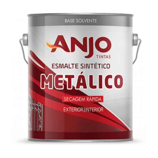 Esmalte Metálico Aluminio Opalescente 3,6 Litros - Anjo