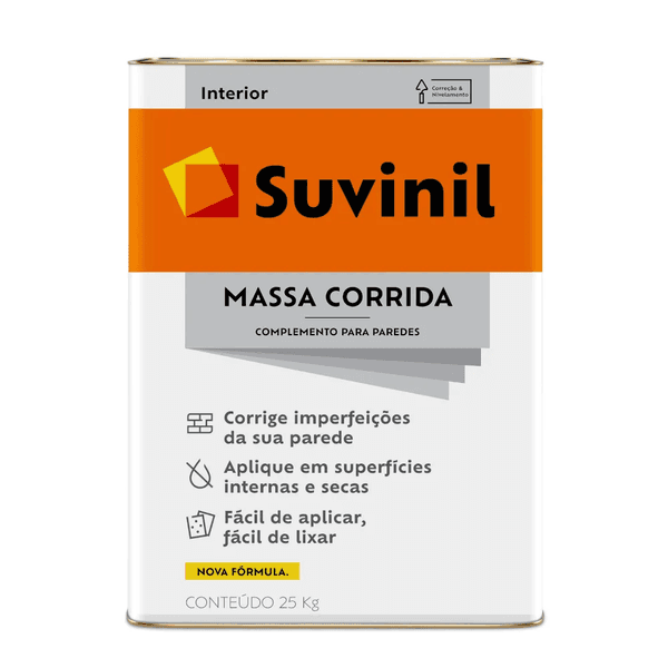 Massa Corrida Suvinil 18L 25kg