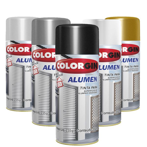 SPRAY (ESCOLHA A COR) ALUMEN 400ML - COLORGIN