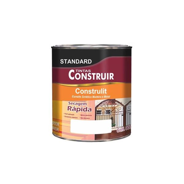 Esmalte Sintético Acetinado Branco Construir 900ml 