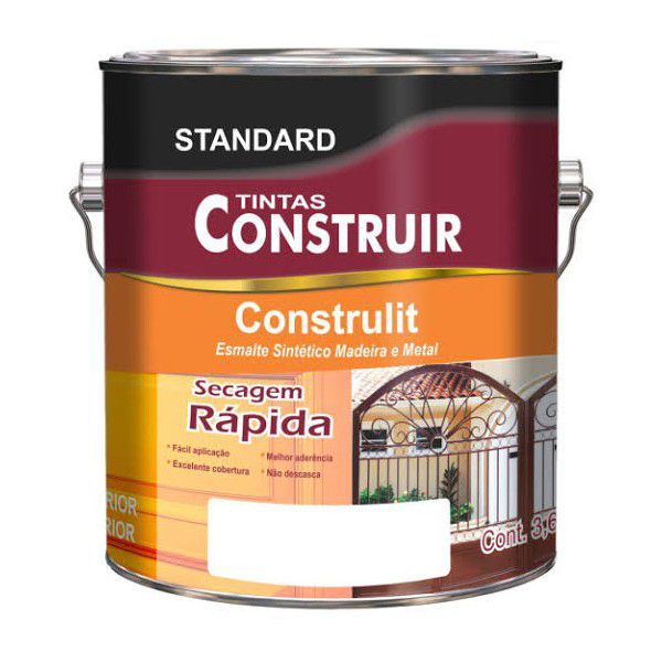 Esmalte Sintético Acetinado Branco Construir 3,6L