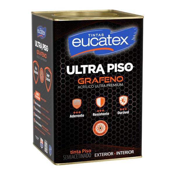 Tinta Piso Semiacetinado Prêmium 18 Litros - ULTRA PISO - EUCATEX