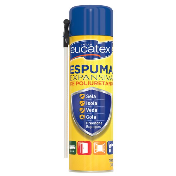 Espuma Expansiva PU Poliuretano Eucatex 500ml 