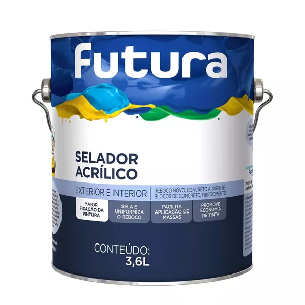Selador Acrílico Branco 3,6 Litros - FUTURA