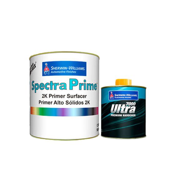 KIT Fundo Primer PU Branco Spectraprime OP30W 900ml + Endurecedor 00h38 Ultra 7000 225ml - SHERWIN WILLIAMS