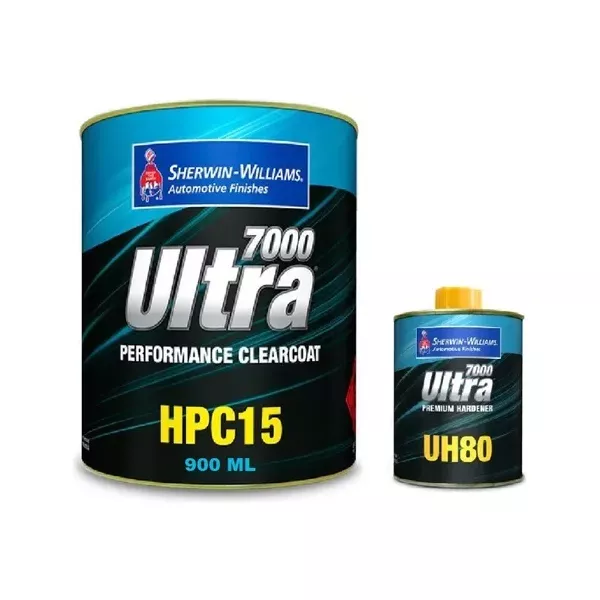 KIT Verniz PU HPC15 900ml + Endurecedor UH80 180ml - ULTRA7000 Clearcoat - LAZZURIL SHERWIN WILLIAMS