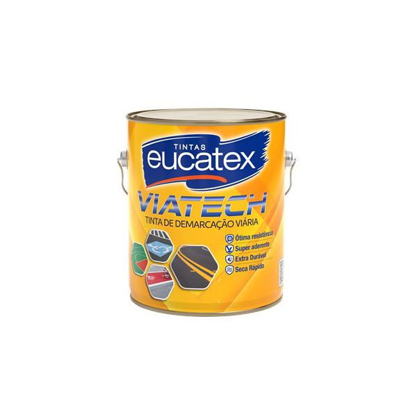 Tinta Viária Demarcação Via Tech 3,6 Litros - EUCATEX