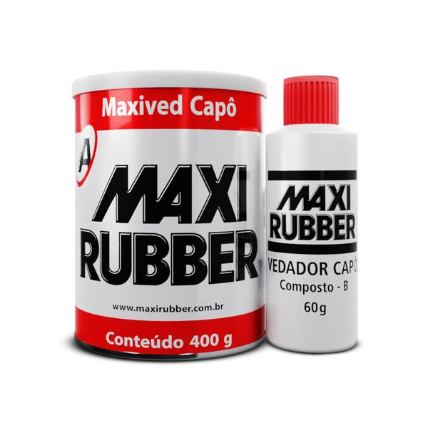 Kit Reparo Vedador para Capo 400g + Catalisador - MAXI RUBBER