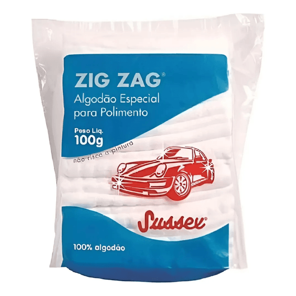 Algodão para Polimento 100g - ZIG ZAG