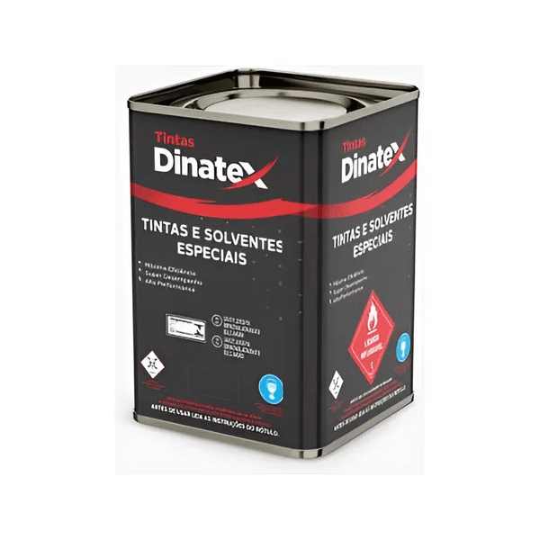 Esmalte Met Alumínio 18 Litros Alta Temperatura | 300°C - DINATEX 