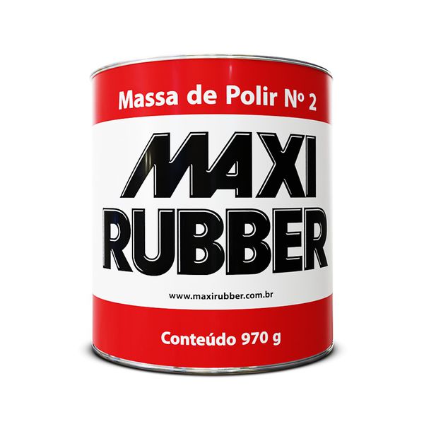 Massa de Polir N°2 970g - MAXI RUBBER
