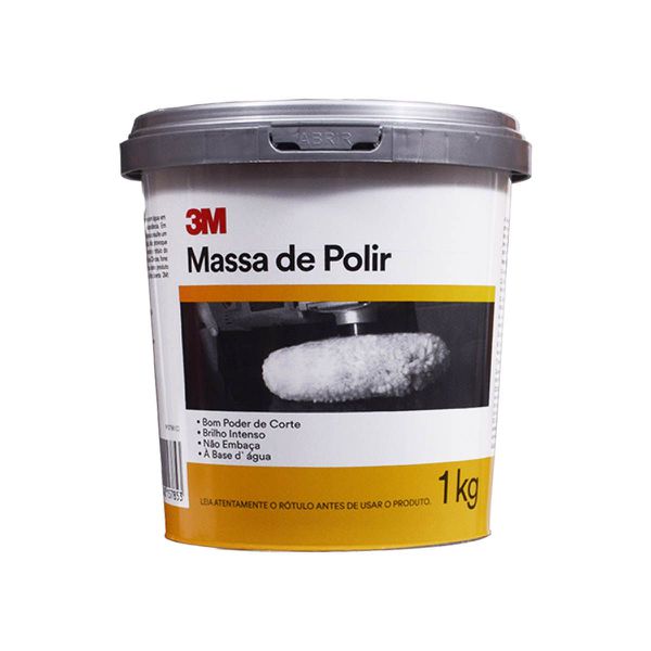 Massa de Polir N°2 Base de Água 1kg - 3M
