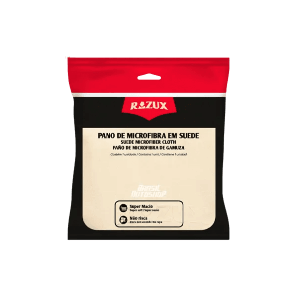 Pano 30x30 Microfibra Suede 200GSM Razux - VONIXX 