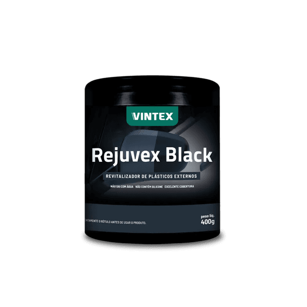 Revitalizador De Plásticos Externos 400g - Rejuvex Black - VONIXX