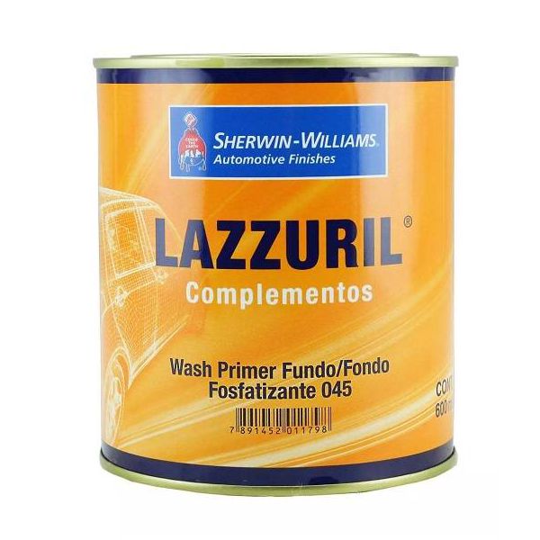 Kit Wash Primer 600ml + Endurecedor 300ml - Sherwin Williams Lazzuril