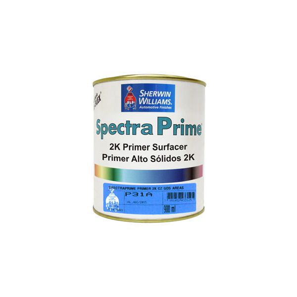 Kit Fundo Primer PU Cinza P31 3,6 Litros + Endurecedor H39 900ml Spectraprime Grandes Areas Sherwin Williams Lazzuril