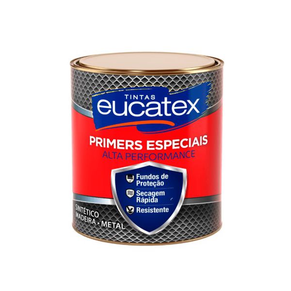 Fundo Nivelador para Madeira e Metal Branco Fosco 900ml - EUCATEX